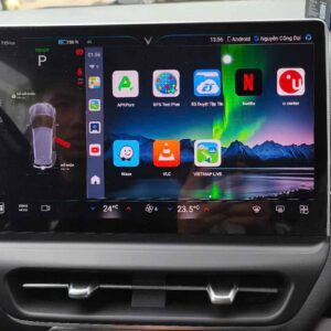 android box xe ô tô vinfast vf9 chính hãng