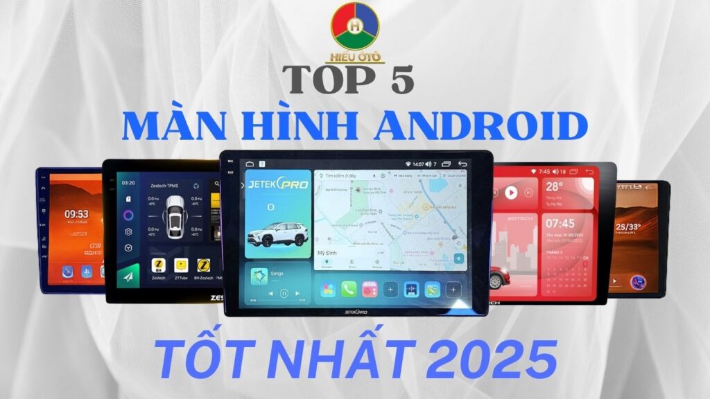 top màn hình android ô tô